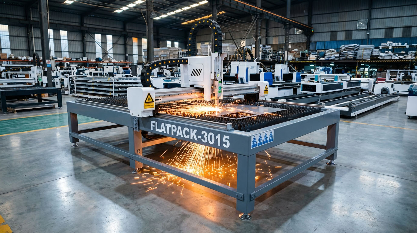 FLATPACK 3015 factory cutting demo