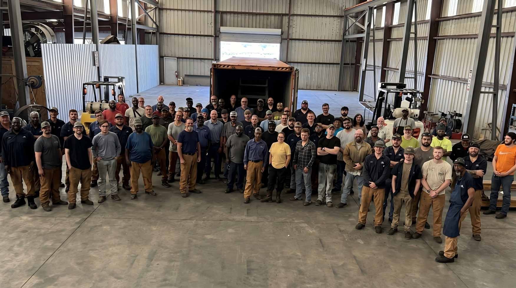 Kilroy team and factory floor used for dealer and integrator support